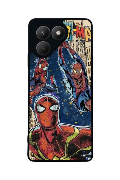 TECNO حافظة سوداء متوافقة مع Pova 7 Matte - سيليكون ناعم، واقي، غطاء ممتص للصدمات