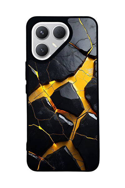 TECNO Pova 7 Pro Matte Compatible Black Case – Soft Silicone, Protective, Shock-Absorbing Cover