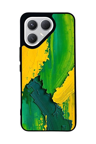 TECNO حافظة سوداء متوافقة مع هاتف Pova 7 Pro – سيليكون ناعم، واقي، غطاء ممتص للصدمات