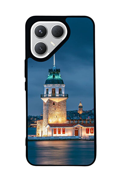 TECNO Pova 7 Pro Matte Compatible Black Case – Soft Silicone, Protective, Shock-Absorbing Cover