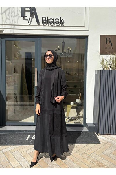 MissWhence Elbise 38818 Siyah