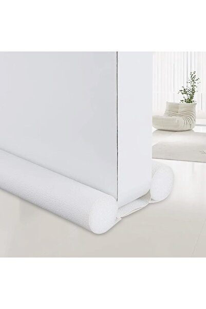 Tazweeq سدادة هواء قابلة للتعديل مزدوجة الجوانب أسفل الباب (أبيض)