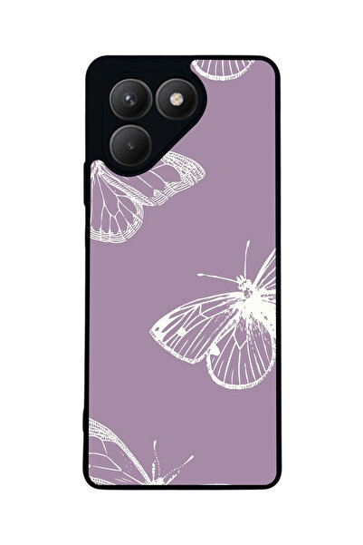 TECNO حافظة سوداء متوافقة مع Pova 7 Matte - سيليكون ناعم، واقي، غطاء ممتص للصدمات