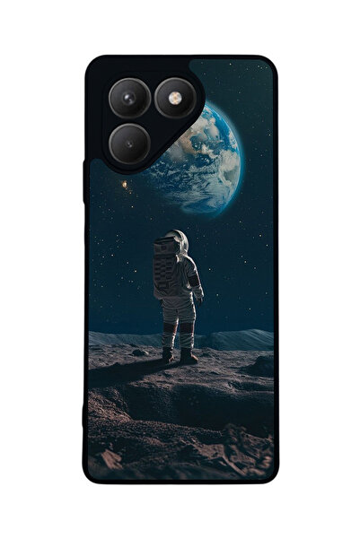 TECNO Pova 7 Matte Compatible Black Case – Soft Silicone, Protective, Shock-A...