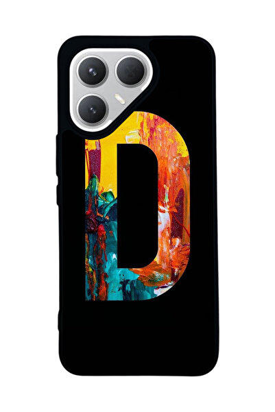 TECNO حافظة سوداء متوافقة مع هاتف Pova 7 Pro – سيليكون ناعم، واقي، غطاء ممتص للصدمات