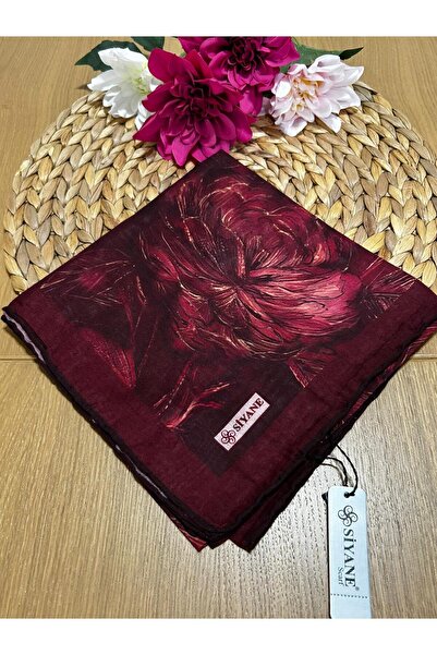 SİYANE ŞAL Шарф Siyane з візерунком лотоса 02