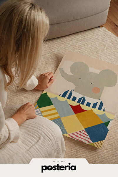 Posteria Vintage, Erkek Ve Kız Çocuk, Bohem İskandinav Çocuk Odası Dekoru, Ço...