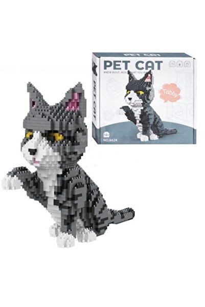 OEM Building block set, Tabby Kitten, 1300 pieces