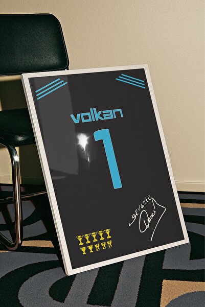 Base Concept Volkan Demirel 1 İmzalı Forma Tasarım Poster Tablo (Çerçeveli)