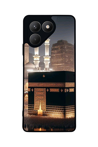 TECNO حافظة سوداء متوافقة مع Pova 7 Matte - سيليكون ناعم، واقي، غطاء ممتص للصدمات