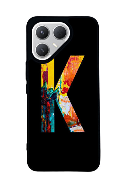 TECNO حافظة سوداء متوافقة مع هاتف Pova 7 Pro – سيليكون ناعم، واقي، غطاء ممتص للصدمات