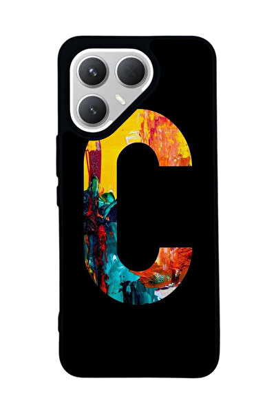 TECNO Pova 7 Pro Matte Compatible Black Case – Soft Silicone, Protective, Sho...