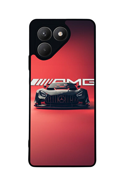 TECNO حافظة سوداء متوافقة مع Pova 7 Matte - سيليكون ناعم، واقي، غطاء ممتص للصدمات