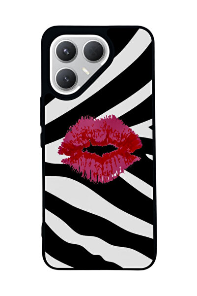 TECNO حافظة سوداء متوافقة مع هاتف Pova 7 Pro – سيليكون ناعم، واقي، غطاء ممتص للصدمات