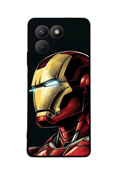 TECNO حافظة سوداء متوافقة مع Pova 7 Matte - سيليكون ناعم، واقي، غطاء ممتص للصدمات