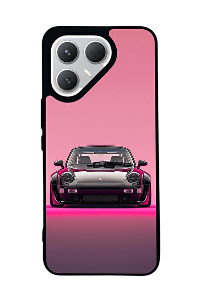 TECNO حافظة سوداء متوافقة مع هاتف Pova 7 Pro – سيليكون ناعم، واقي، غطاء ممتص للصدمات