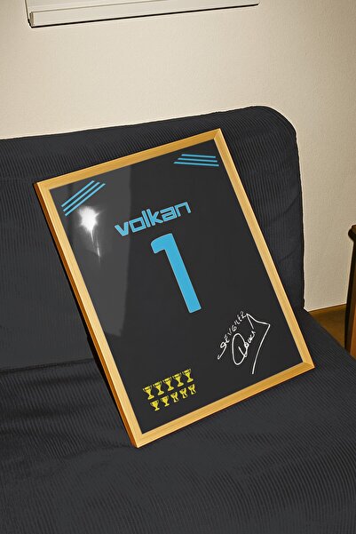 Base Concept Volkan Demirel 1 İmzalı Forma Tasarım Poster Tablo (Çerçeveli)