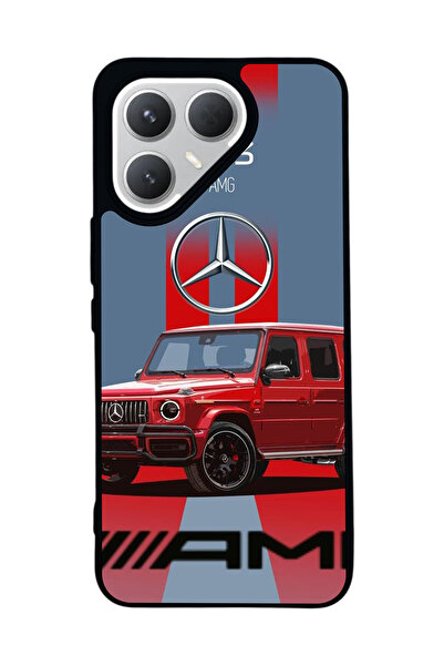 TECNO حافظة سوداء متوافقة مع هاتف Pova 7 Pro – سيليكون ناعم، واقي، غطاء ممتص للصدمات