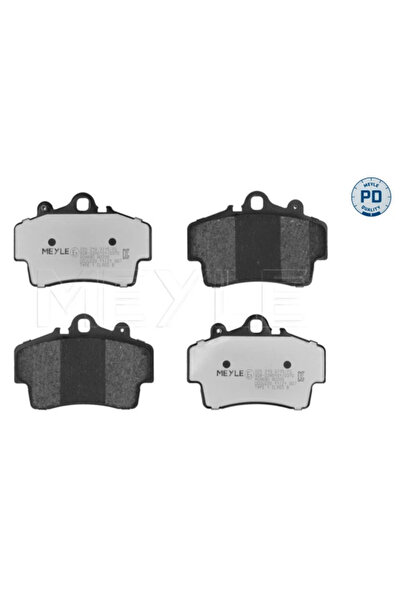 MEYLE Комплект спирачни накладки за преден мост на Porsche Boxster, дискови с...