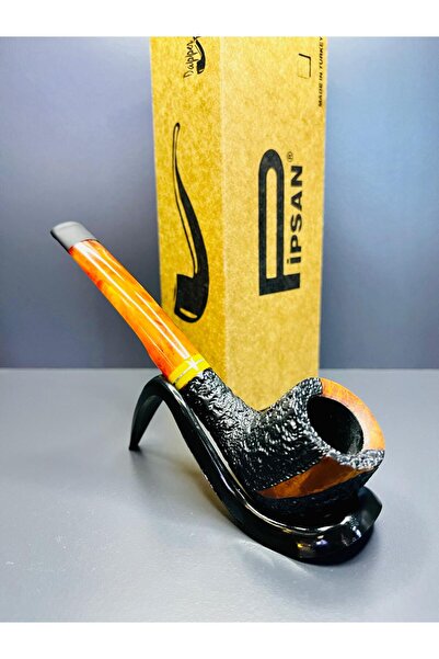 Pipsan Hakiki Gül Ağacı Akrilik Saplı Özel Üretim Pipo - no115