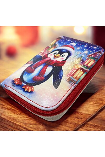 DKY Yeni Yıl Penguen Temalı Şık Cüzdan