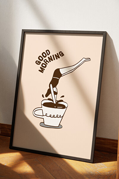 Base Concept Bună dimineața Kahve Coffe Pictură decorativă cu design modern (...