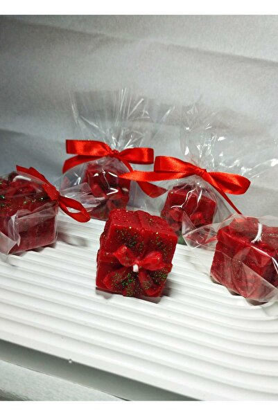 Düşler Tasarım Evi 🎄 Yılbaşı Özel Hediye Paketli 5’li Mum Seti 🎁