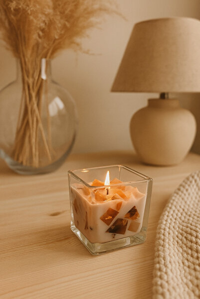 Liondes candles Buz küplü kahve mum