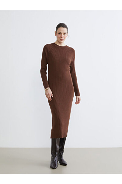 LC Waikiki Crew Neck Knitwear Dress