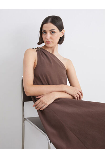 LC Waikiki I One-Shoulder Modal Blend A-Line Dress from Freezen Store