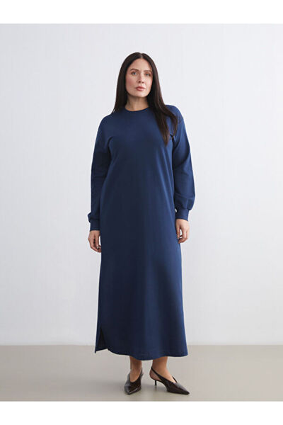 LC Waikiki Quality Pieces from Çelebi Store Round Neck Sweat Dress