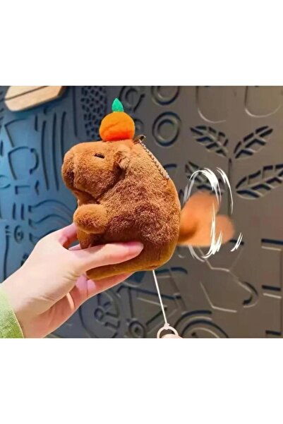 SANRIO Plush Czech Braid Tail Rotating Toy Keychain Bag Ornament