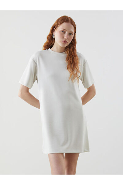 LC Waikiki Crew Neck Women's Mini Dress