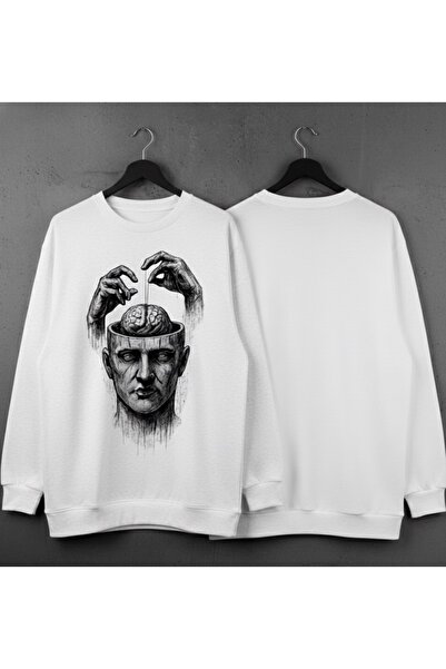 Infire clothing قصة فضفاضة سترة مطبوع مصنوعة من القطن بنسبة 100%