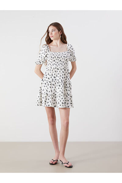 LC Waikiki Esvab • Modern & Distinctive Square Collar Balloon Sleeve Layered ...