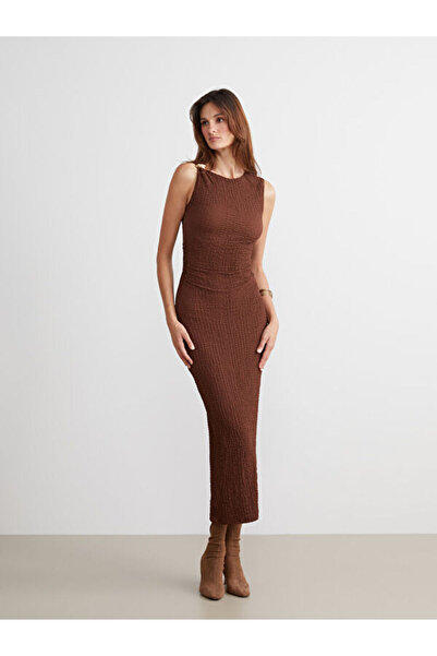LC Waikiki Quality Pieces from Çelebi Store Zero Roba Collar Gathered Bodycon...