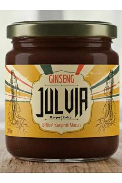 Herşeyi Kolay Julvian Ginsengli Macun 240gr Atom Bitkisel Macunu Epimedyum Ep...