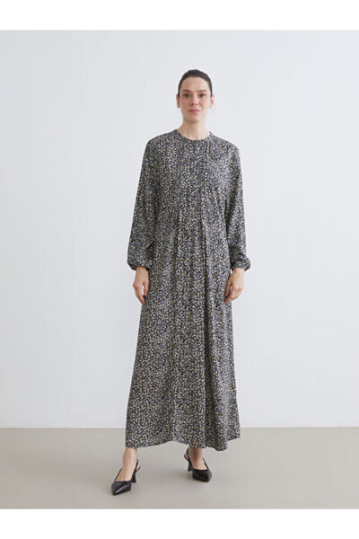 LC Waikiki Crew Neck Print Dress