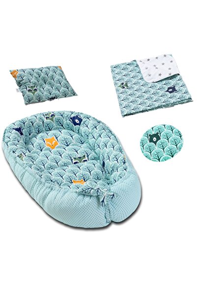 Kidizi Set 4 piese Bebe Nou-Nascut Animal Mint