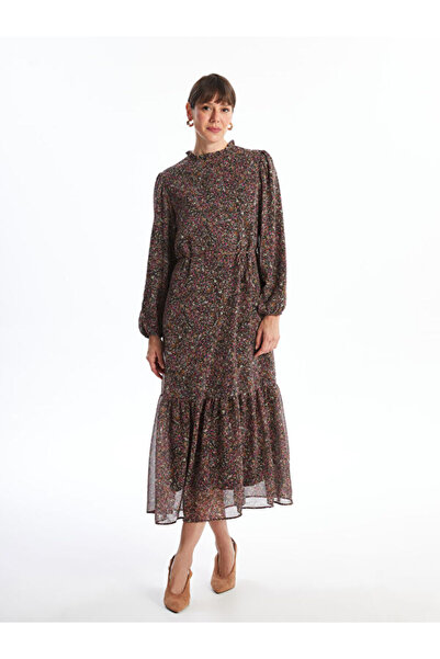 LC Waikiki Рокля с дълги ръкави и висока яка