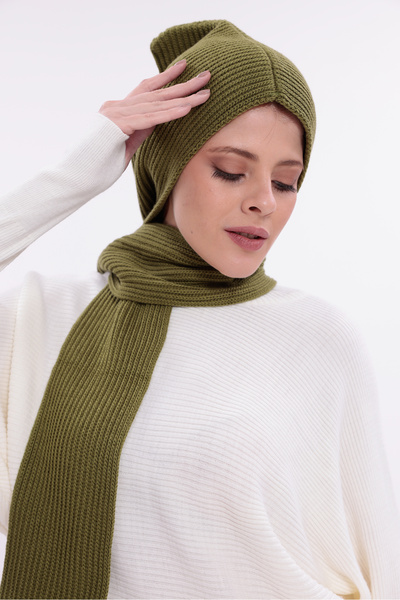 saint majesta Women's Soft Balaclava Hooded Scarf Shawl - Sm001