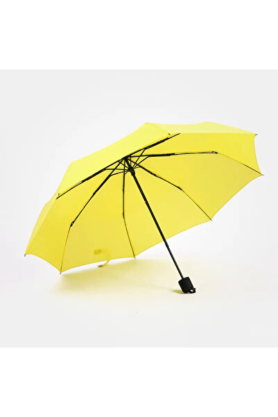 ELEVEN MARKETS Mini Çanta Boy Şemsiyesi Sarı Manuel Şemsiye