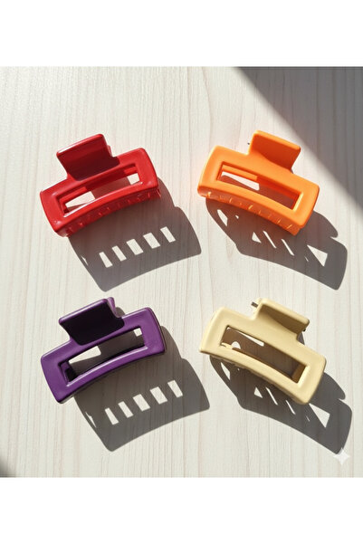 Srctech 4-Piece Set of 4 Different Color Rectangular Model Latch Buckles 4 cm