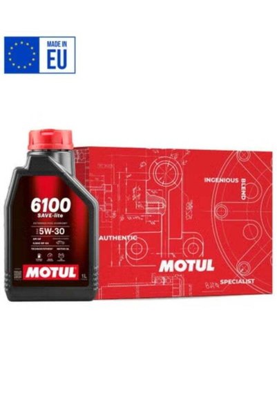 Motul زيت المحرك 6100 SAVE-LITE 5W30 (12 × 1 لتر)