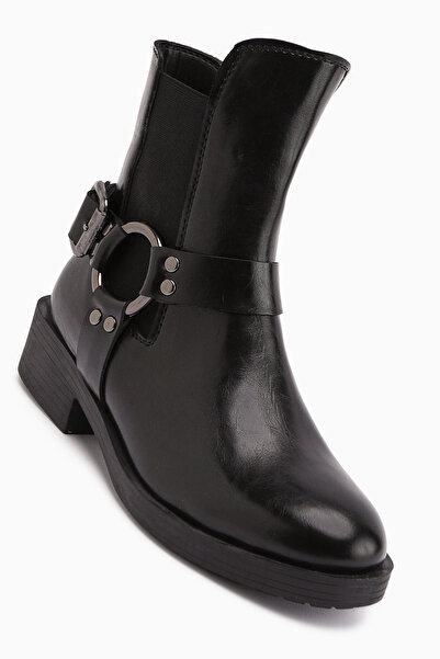 Limoya Janis Black Buckle Women's Boots