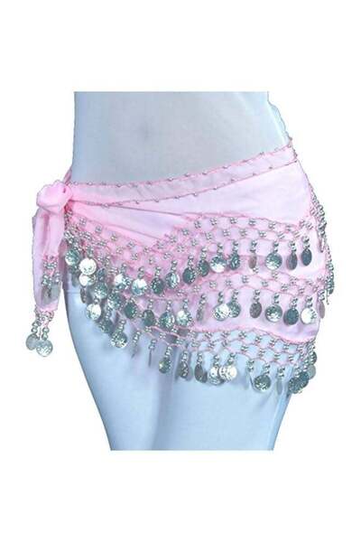 Genrics حزام رقص شرقي ليلي وردي - Hs