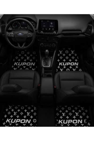 AKGTUNİNG Ford Araçlara Özel Premium Dekor Oto Halı Paspas – 4 Parça Set(Kupo...