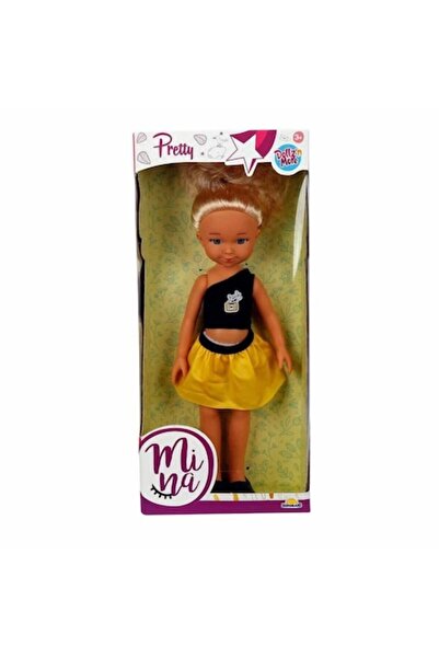 Sunman Dolz'n More - Pretty Mina Doll with Yellow Skirt, 35 cm