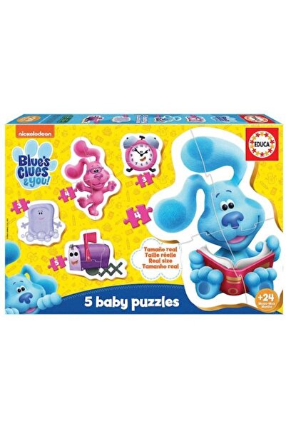 EDUCA Puzzle pentru bebeluși, Blues Clues & You, 3/4/5 piese