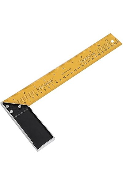 Lawazim Try Square 40cm Accurate 90 Degree L Square Ruler for Carpentry Woodworking DIY